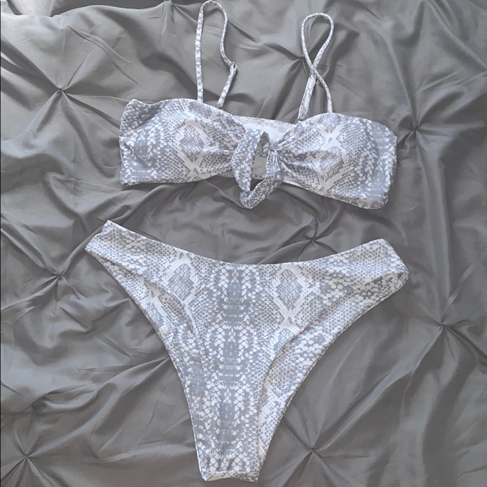 Shein Snakeskin Bikini